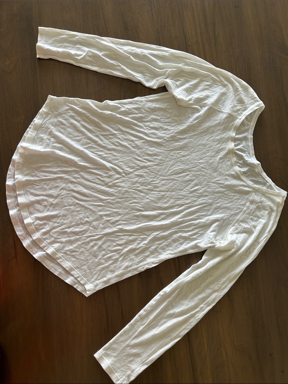 Lulu lemon Women’s White Long-Sleeve Crew Neck Top